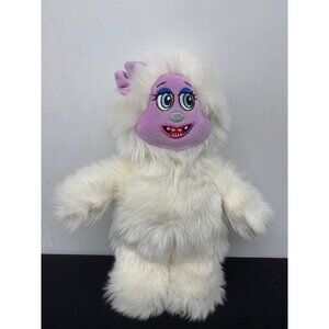 Sunday River Skiing 12” White Girl Snow Monster Purple Bow Plush Stuffed Animal
